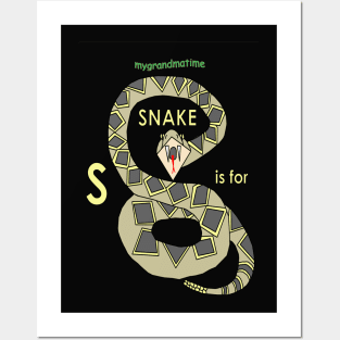 S is for SNAKE Posters and Art